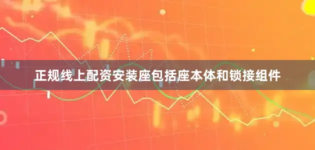 正规线上配资安装座包括座本体和锁接组件